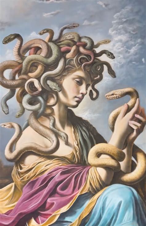 Medusa .• | Medusa artwork, Greek mythology art, Medusa art