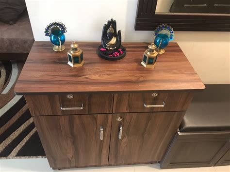 SamDecors Engineered Wood Two Door and Two Draw Jeff Filing Cabinet ...