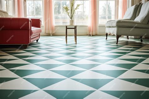 Premium AI Image | Linoleum flooring in a modern home