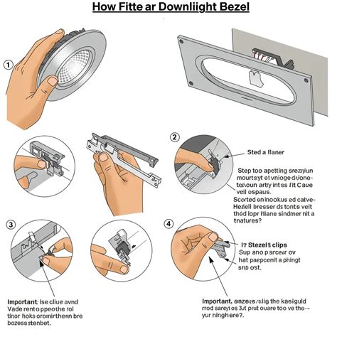 How to Fit the Clips On a Downlight 的图像结果