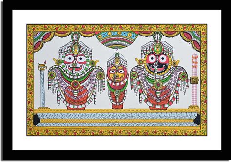 Braj Art Gallery Lord Jagannath Puri Rath Yatra Pattachitra Painting ...