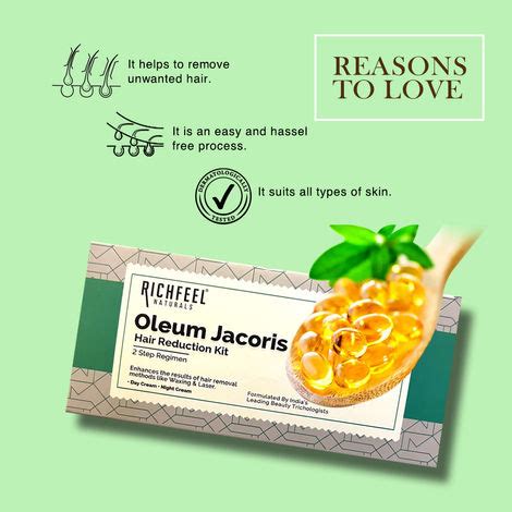 RICHFEEL OLEUM JACORIS HAIR REDUCTION KIT 200G – Beauty Corner