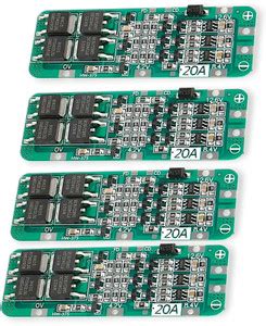 AVISRI 4 PCS BMS 3 Series 20A 12V 18650 Lithium Battery Protection ...