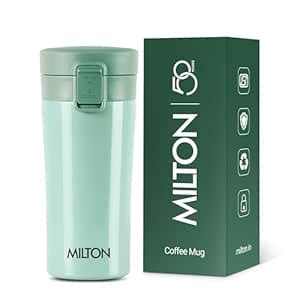 MILTON Thermosteel Vacuum Insulated Stainless Steel Coffee Mug Travel ...