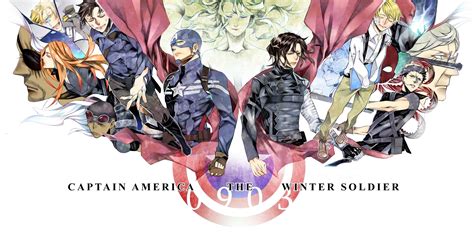 captain, america, black, widow, bucky, buchanan, james, avengers ...