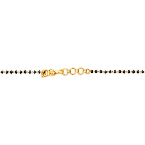 Charming Gold Beaded Mangalsutra