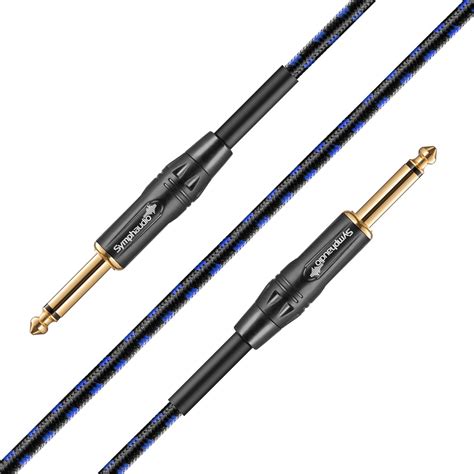 Symphaudio Bass Guitar Cable – Sturdy Instrument Cable with OFC Copper ...