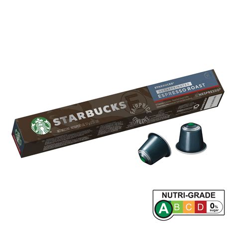Starbucks Nespresso Decaffeinated Coffee Capsules - Espresso Roast ...