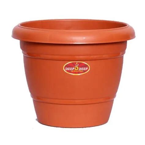 AM0812 Deep Virgin Plastic Round Planter 18 inch – Amd-Deodap
