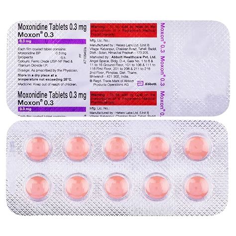 Moxon 0.3 - Strip of 10 Tablets : Amazon.in: Health & Personal Care
