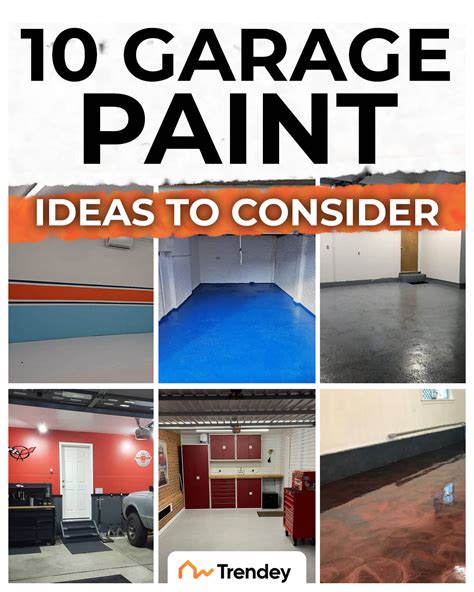 10 Garage Paint Ideas in 2025 | Garage paint, Garage interior paint ...