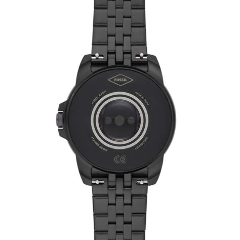 Buy Fossil Gen 5E Smartwatch Black Stainless Steel (FTW4056/FTW4056V ...
