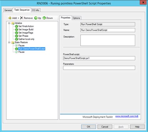 Image result for Run PowerShell Script in Task Sequence
