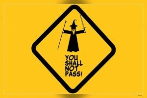 Gandalf The Lord Of The Rings Quote Matte Finish Poster P-14042 Paper ...