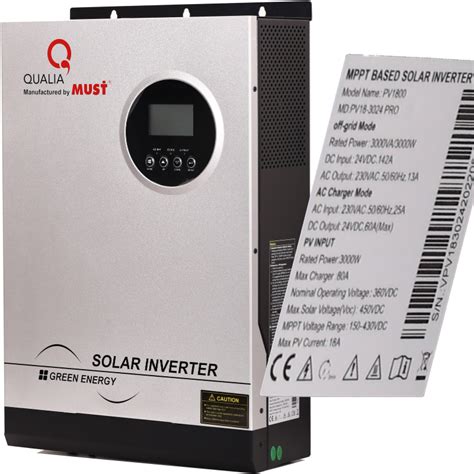 QGT | HIGH FREQUENCY OFF GRID SOLAR INVERTER 3KW PRO