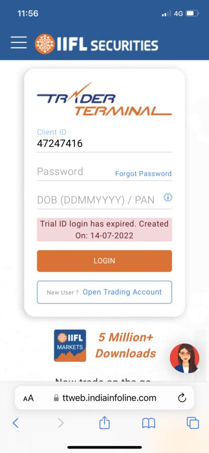 India Infoline Finance [IIFL] — Trading / securities