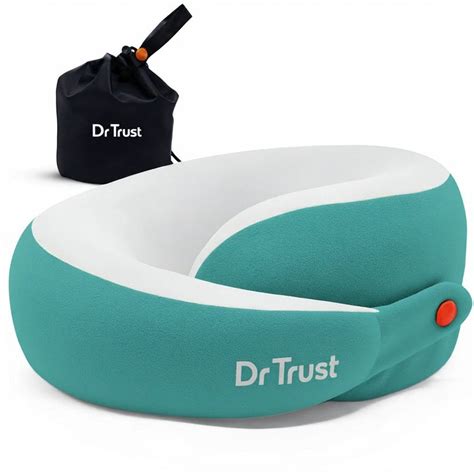 Dr Trust USA Cocoon 395 Travel Neck Pillow with 360° Support – Blue