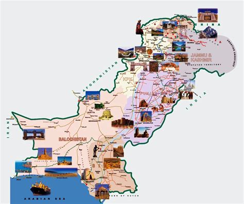 Tourist map of pakistan 60 photos - Cappadociaconcepttour.com