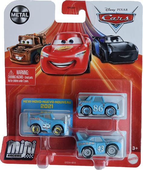 Buy Disney Pixar Cars 3 Pack Mini Racers, Dinoco Series Online at ...