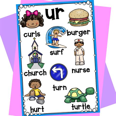 Bossy R Controlled Vowels Worksheets for UR | Made By Teachers