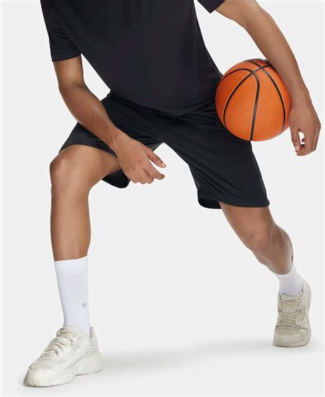 Buy Lightweight Microfiber Shorts with Zipper Pockets and StayFresh ...