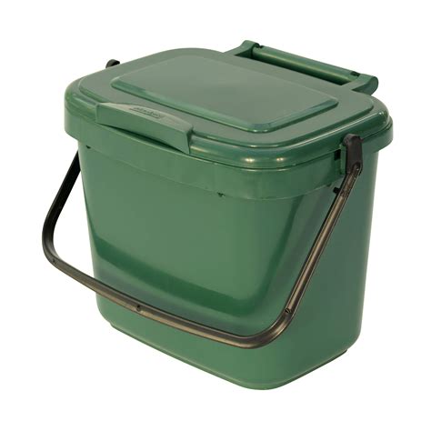 Buy Green Kitchen Compost Caddy (5L - Small) - for Food Waste Recycling ...
