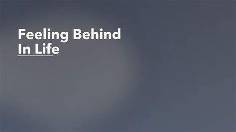 Feeling Behind in Life: How Comparison Turns Into Shame | Click2Pro