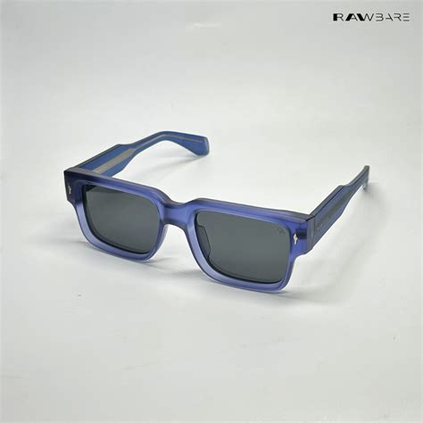 Rectangle Glare Sunglasses - Cloud | Rawbare — RawBare