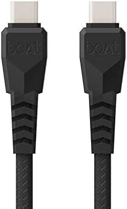 boAt Type C C400 Tangle-Free, Sturdy Braided Cable with 5A Fast ...
