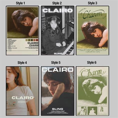 Clairo Poster, Charm Vintage Cover Album Poster, Poster Print Wall Art ...
