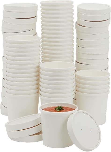 Amazon.com: Juvale 36 Pack Disposable Soup Containers with Lids, 16 oz ...