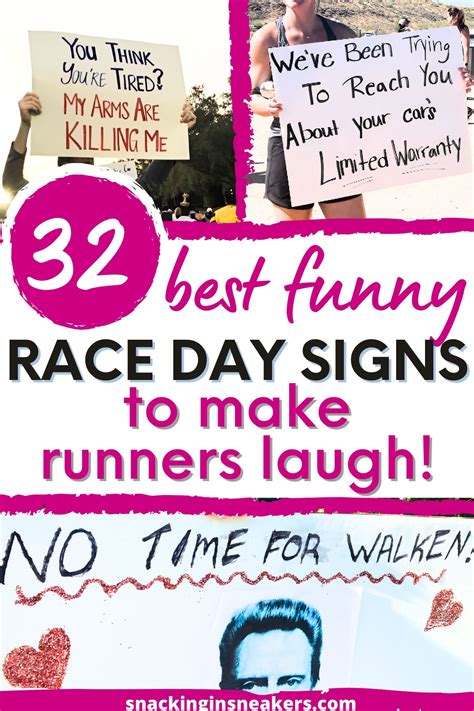 32 Best Funny Race Day Signs Guaranteed to Make Runners Laugh ...