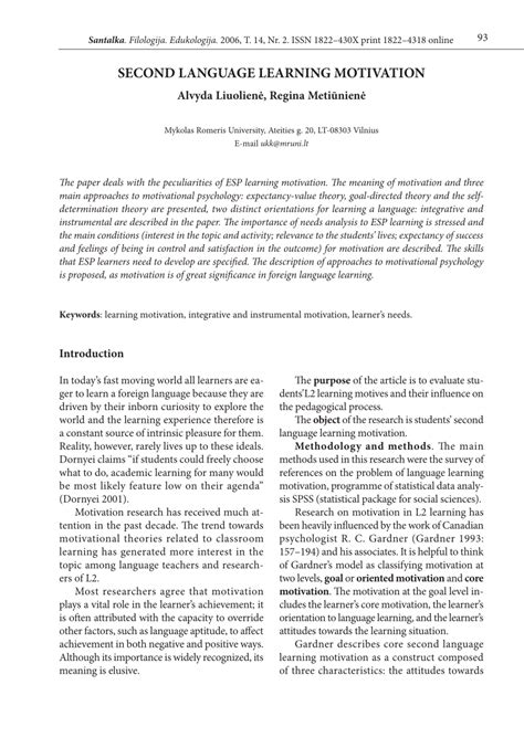 Image result for Motivation in Second Language Learning