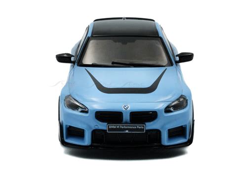 BMW M2 M Performance G87 Blue 1:43 Solido Licensed Diecast Scale Model ...