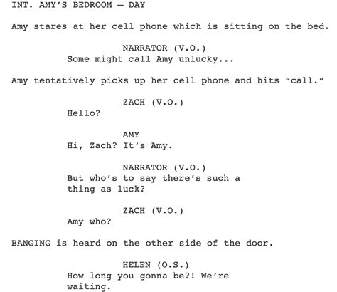 Image result for Dialogue Script Example