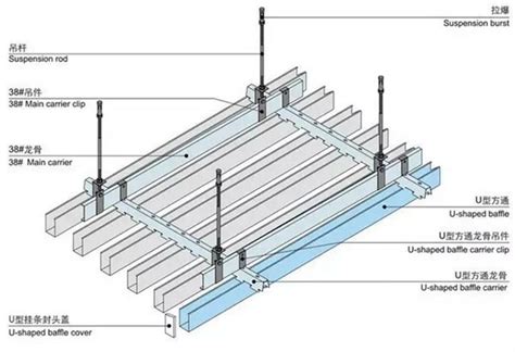 20*105U型铝方通吊顶_铝方通-广东铝邦建材有限公司