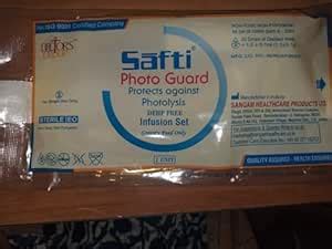 Safti Photo Guard Infusion Set : Amazon.in: Health & Personal Care
