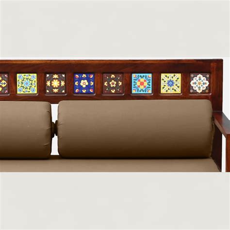 Nismaaya Classic Old Look Sheesham Wood Pull Out Sofa Cum Bed ...