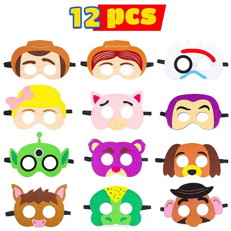 Buy GLiving Toy Story Party Supplies Masks for Kids Birthday Party ...
