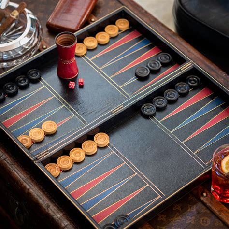 Backgammon, Chess and Checker Board Set – Bentleys London