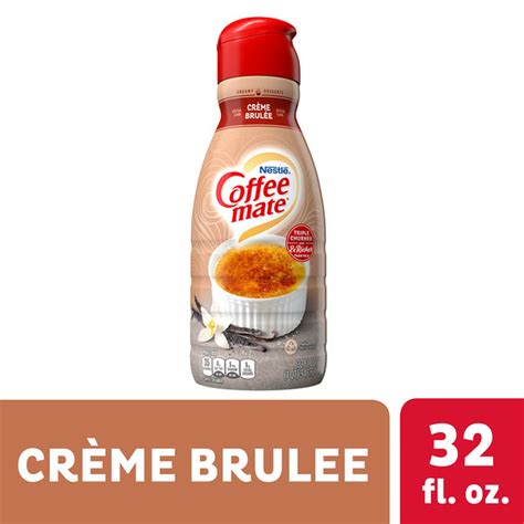 Coffee mate Nestle Creme Brulee Liquid Coffee Creamer (32 fl oz ...