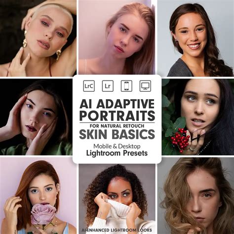 19 AI Skin Smoothing Lightroom Presets | Portrait Retouching