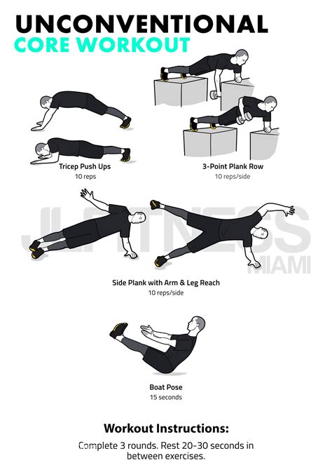 Unconventional Core Workout- Boat Pose - JLFITNESSMIAMI- Easy to Follow ...