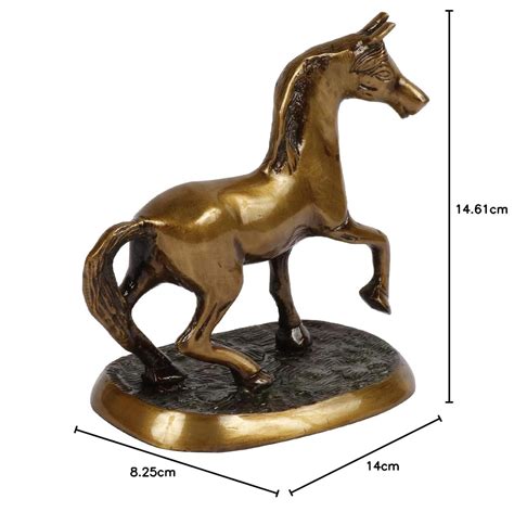 Brass Running Horse Idol – ArtyCraftz
