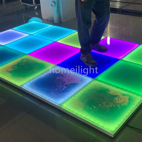 LED Dance Interactive Floor Color Changing Panel Tiles - LED Dance ...