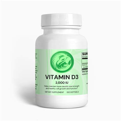 Vitamin D3 2,000 IU – Alano Edzerza Art