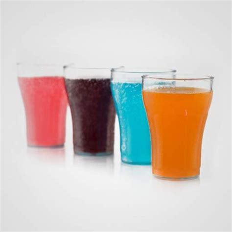 Kuber Industries Stylish Design Plastic 6 Pieces Unbreakable Drinking ...