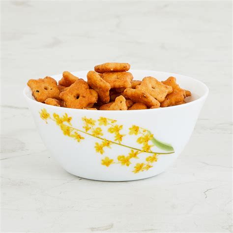 Buy SOLITAIRE Yellow Grace Floral Print Soup Bowl from Solitaire at ...