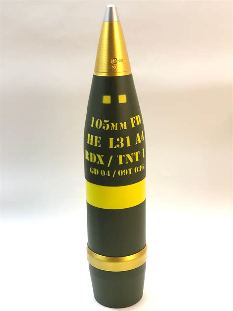 Fake Plastic 3D Printed 105mm Howitzer Round With Case Mezeriinii - Etsy