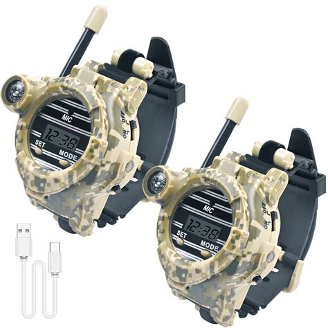 Walkie Talkies for Kids, ZOMFOM Rechargeable Children Watch Walkie ...